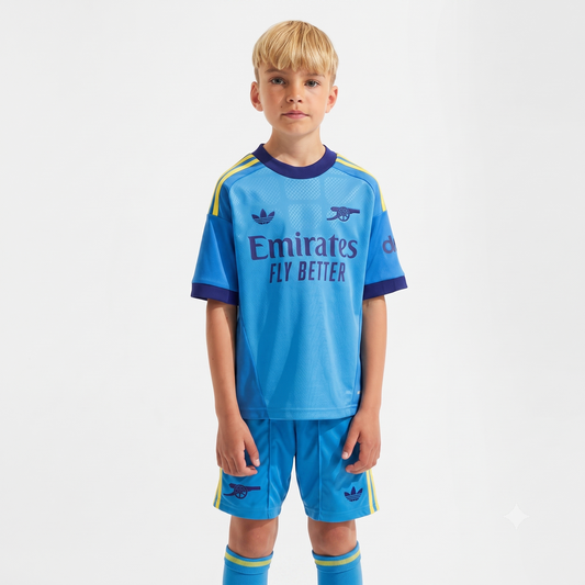 Kit Infantil Arsenal Goleiro 26/27 - Azul