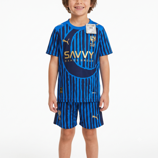 Kit Infantil Al Hilal Home Mundial de Clubes 25/26 - Azul