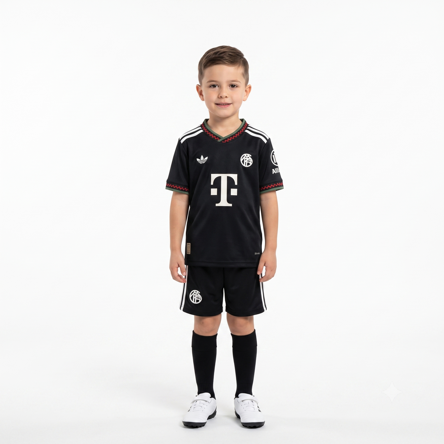 Kit Infantil Bayern de Munique Third 25/26 - Preto