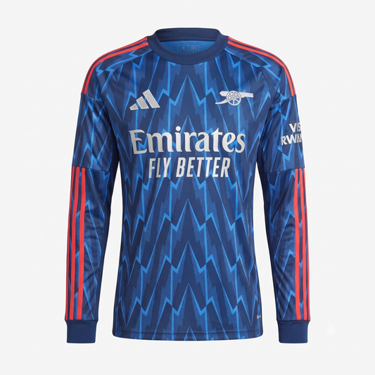 Arsenal Away 25/26 Manga Longa Adidas - Azul