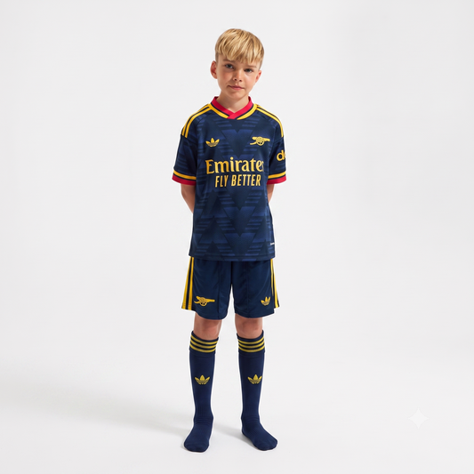 Kit Infantil Arsenal Away 26/27 - Azul