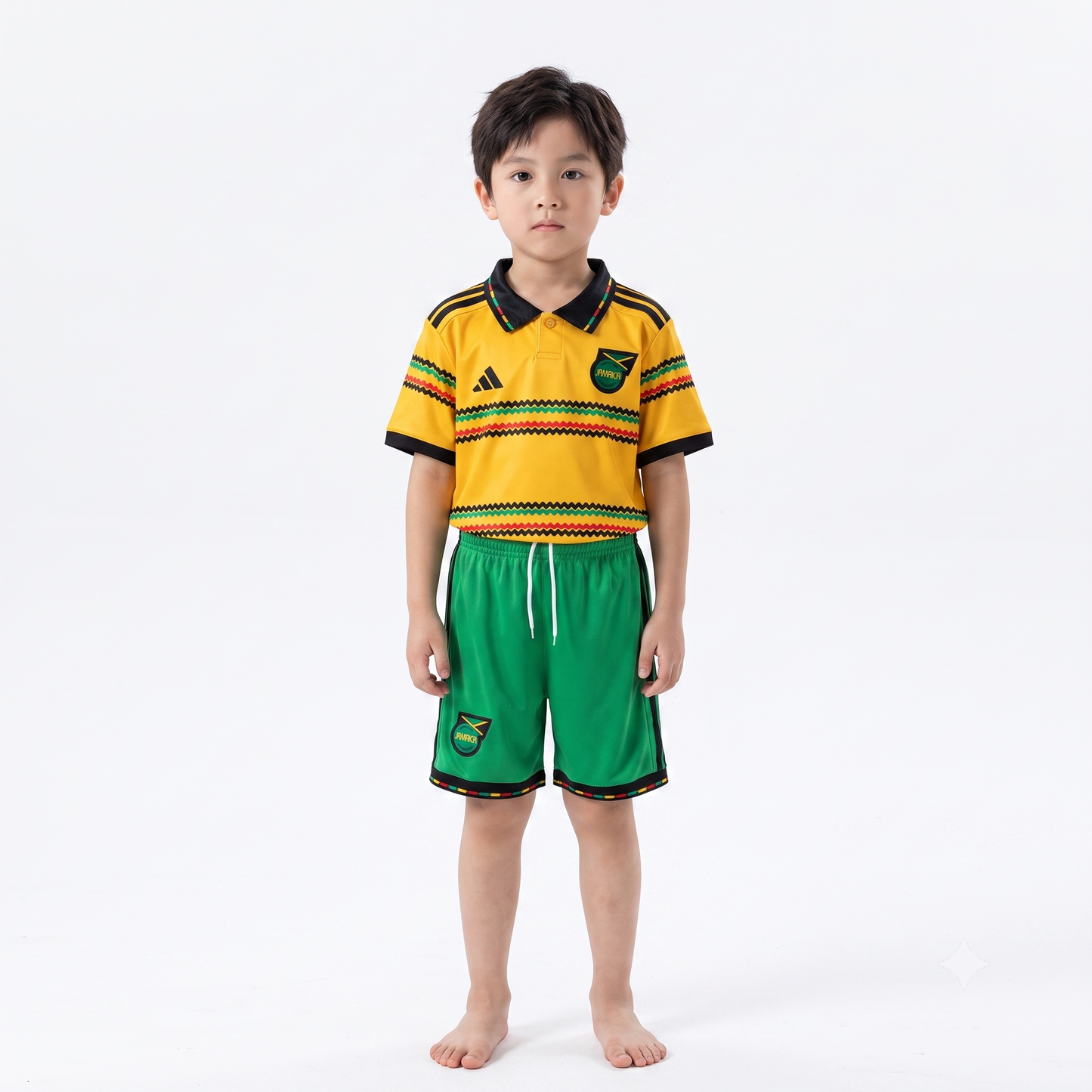 Kit Infantil Jamaica Home 26/27 - Amarelo