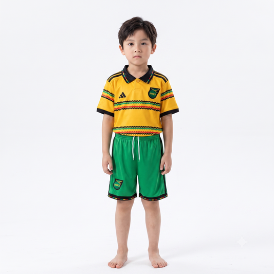 Kit Infantil Jamaica Home 26/27 - Amarelo