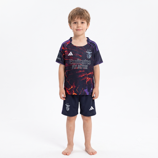 Kit Infantil Benfica Fourth 25/26 - Azul Escuro