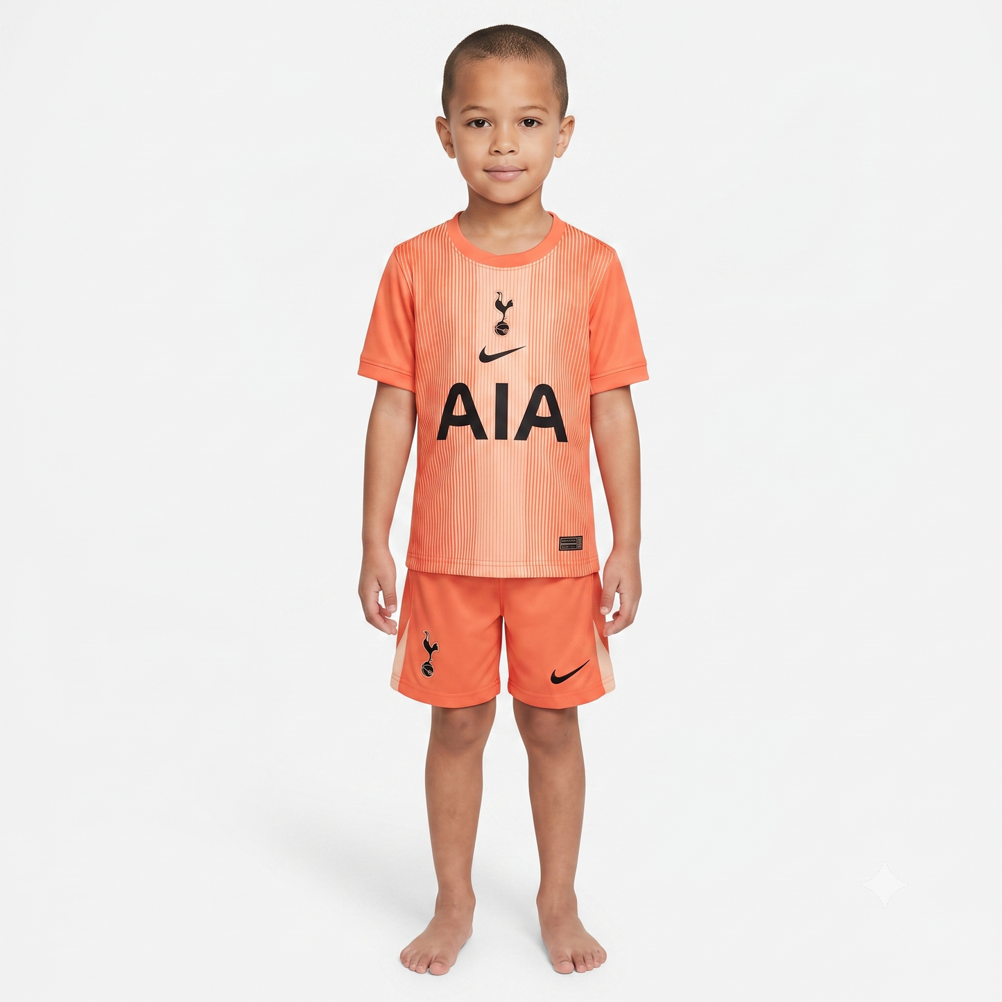 Kit Infantil Tottenham Goleiro 25/26 -  Laranja