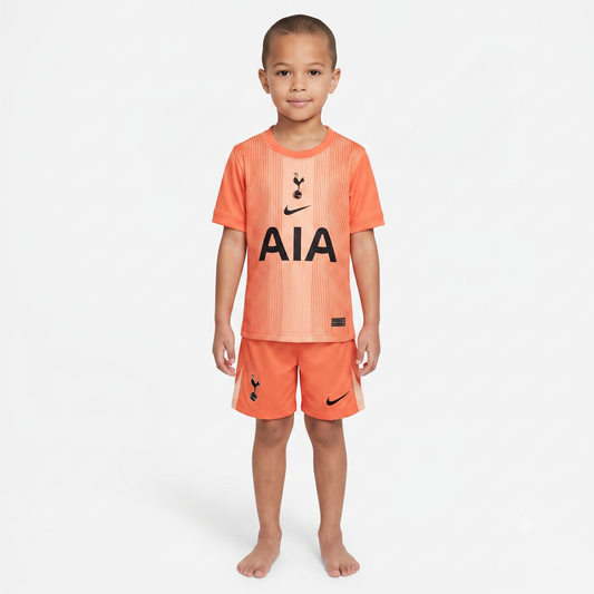 Kit Infantil Tottenham Goleiro 25/26 -  Laranja