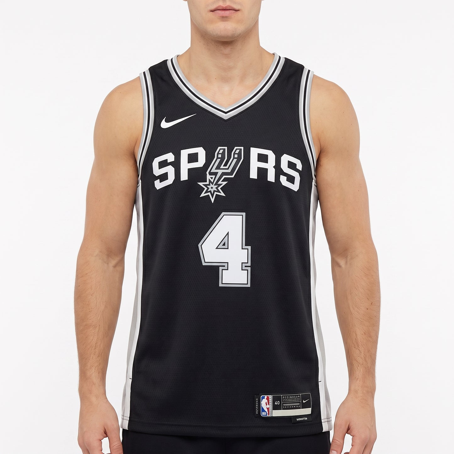 Regata San Antonio Spurs Masculina - Preta