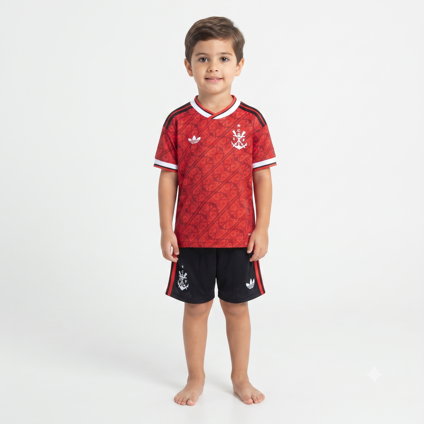 Kit Infantil Flamengo Third 26/27 - Vermelho