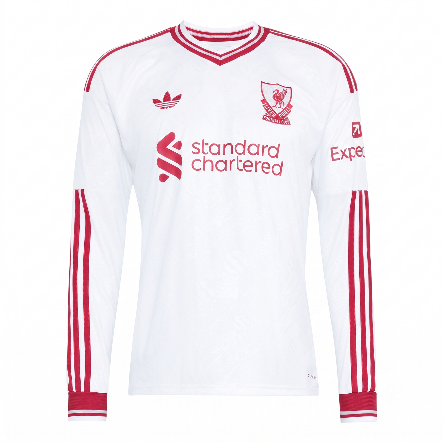 Liverpool Away 26/27 Manga Longa Adidas - Branca