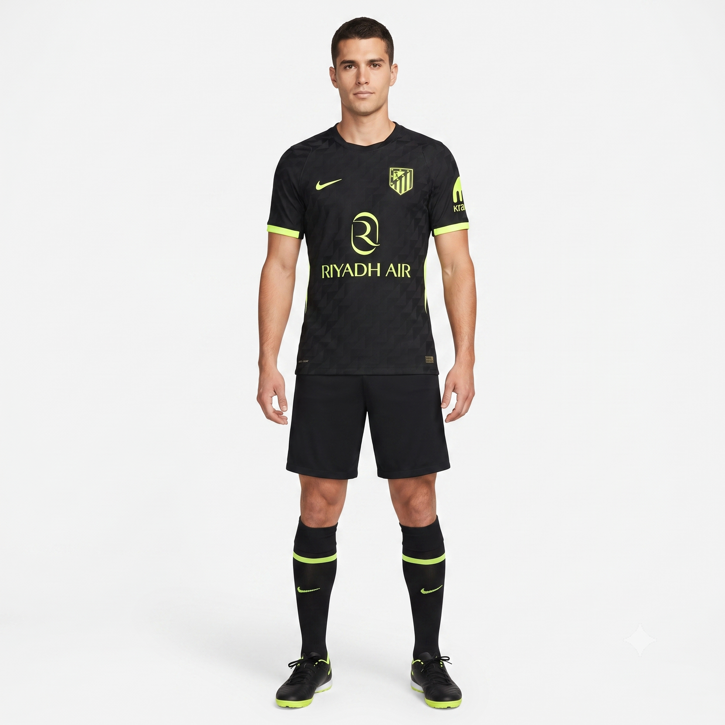 Atlético de Madrid Away 26/27 Jogador Nike - Preta e Verde