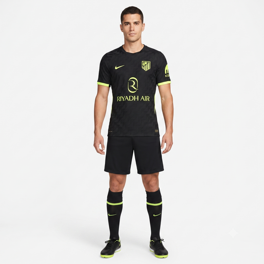 Atlético de Madrid Away 26/27 Jogador Nike - Preta e Verde