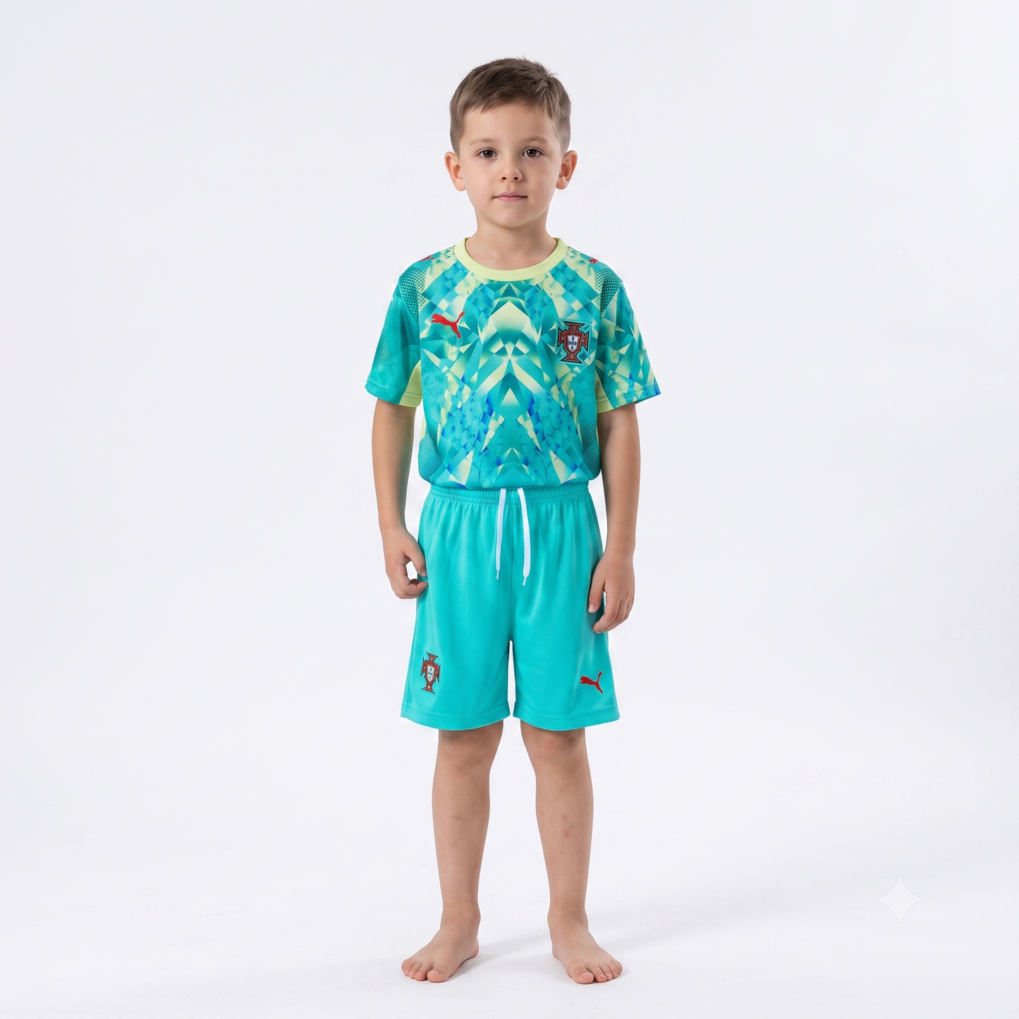 Kit Infantil Portugal Goleiro 26/27 - Azul