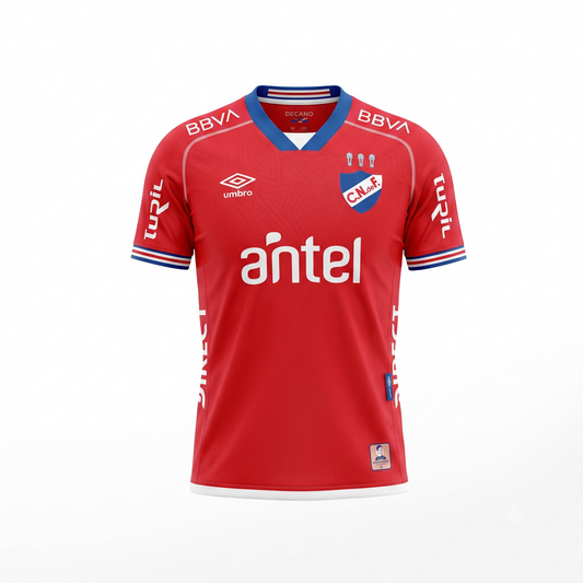 Nacional do Uruguai Away 25/26 Torcedor Umbro - Vermelho
