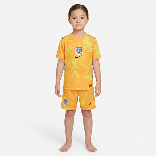 Kit Infantil Inglaterra Goleiro 26/27 - Amarelo