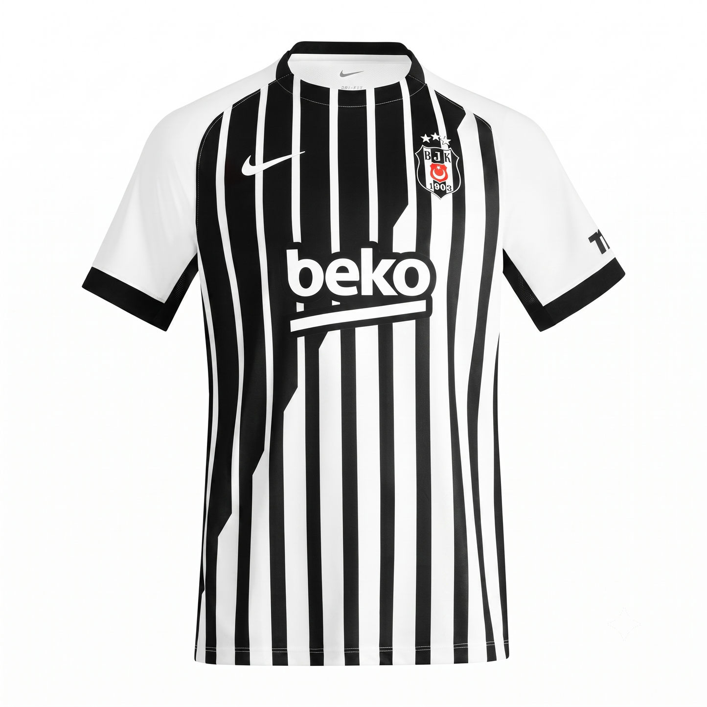 Beşiktaş Away 26/27 Torcedor Nike Masculina - Branca e Preto
