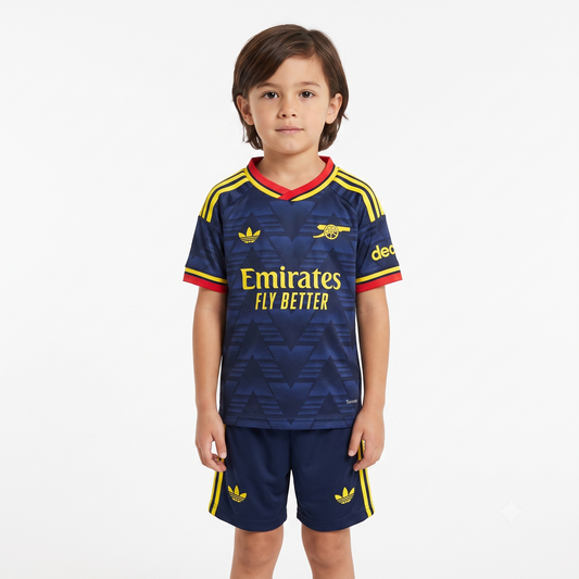 Kit Infantil Arsenal Away 26/27 - Azul