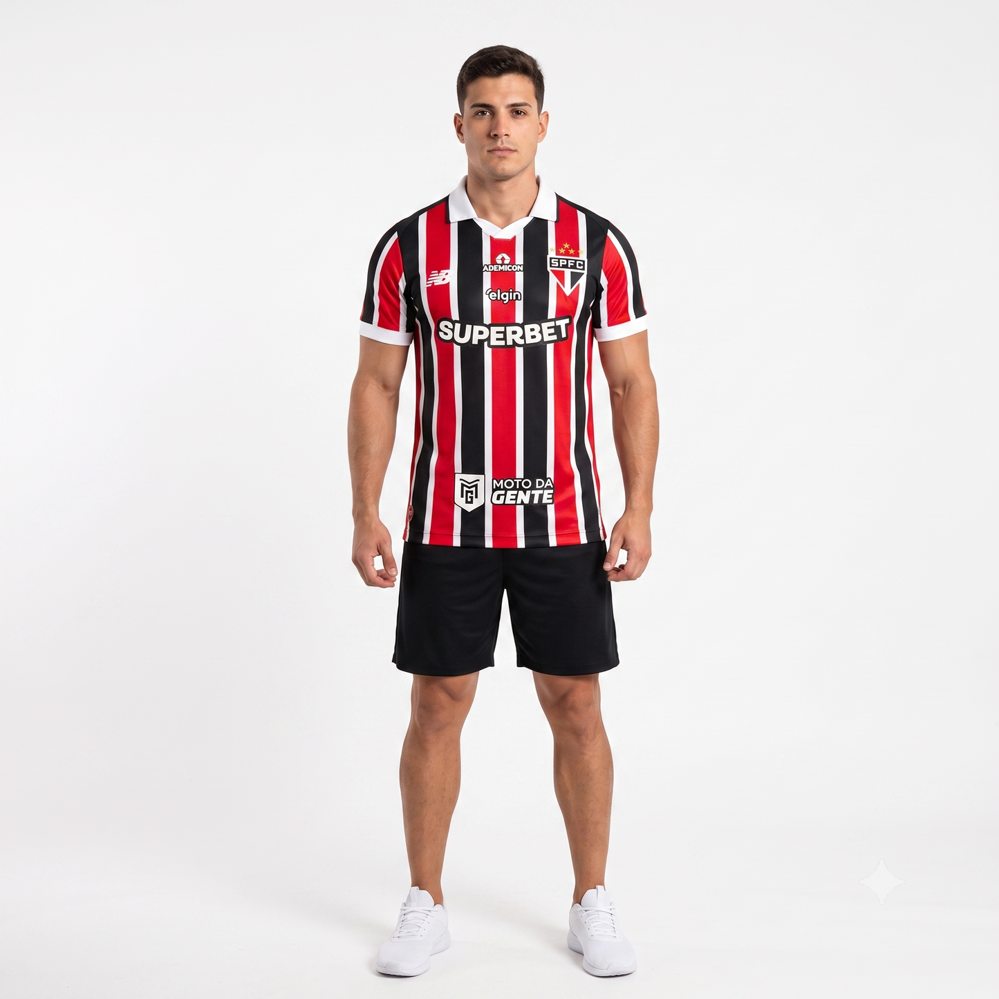 São Paulo Away 26/27 Jogador Com Patrocinadores NB - Tricolor