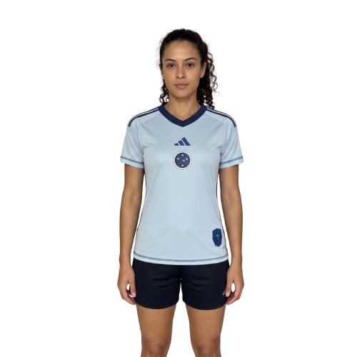 Cruzeiro Goleiro 25/26 Adidas Feminina - Cinza