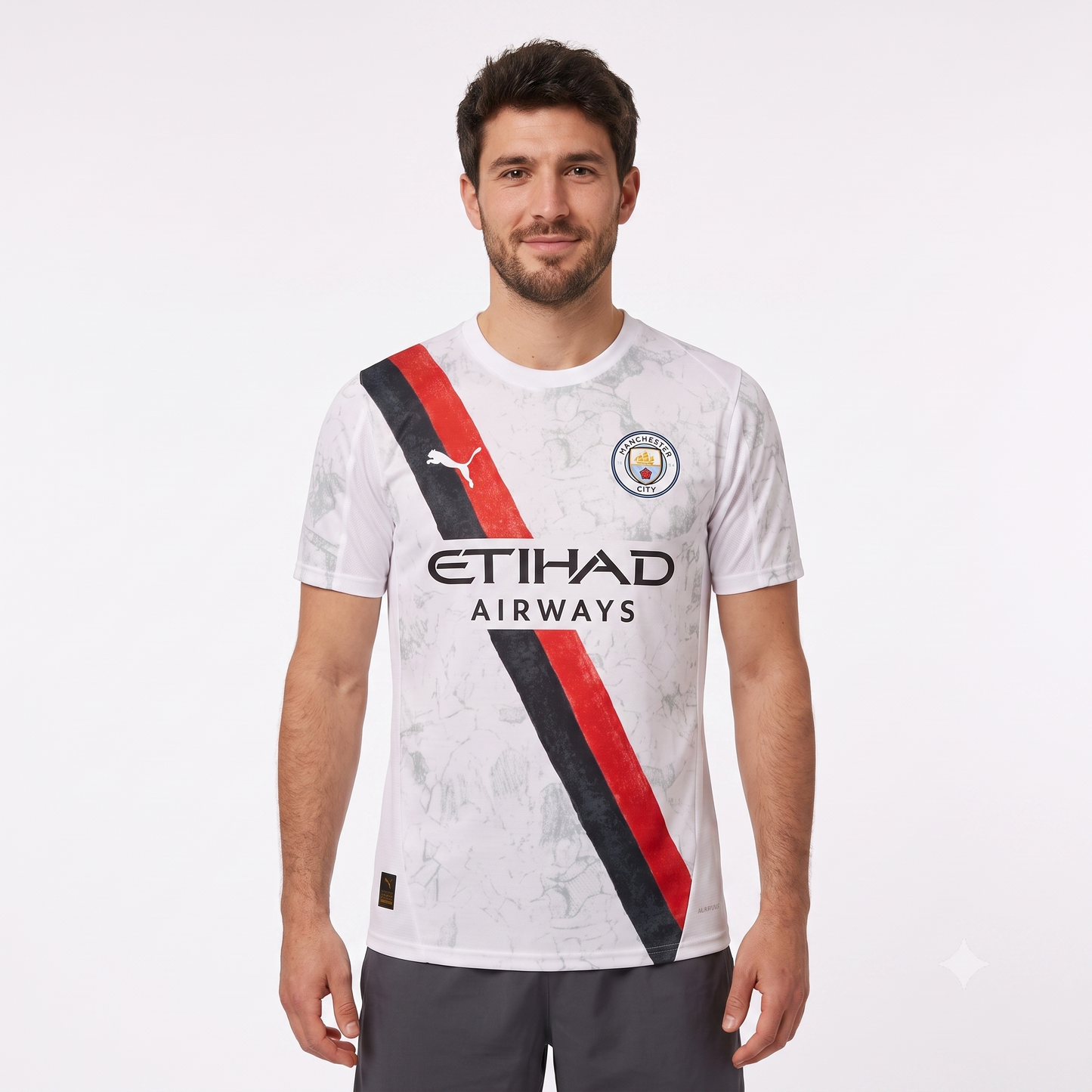 Manchester City Away 25/26 Jogador Puma  - Branca