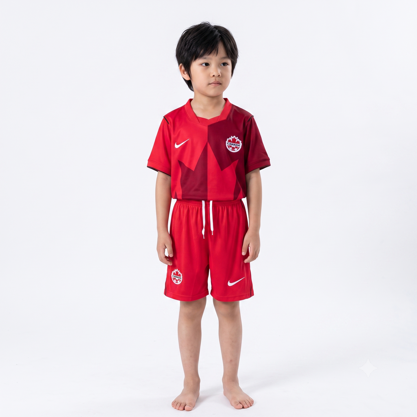 Kit Infantil Canadá Home 26/27 - Vermelho