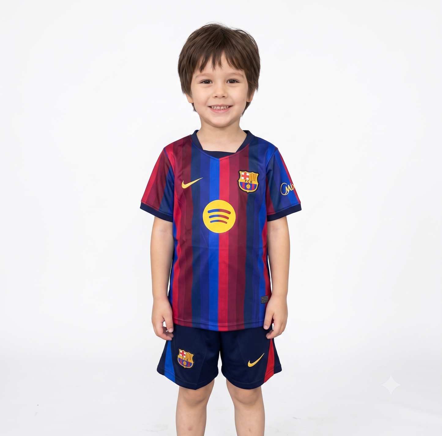 Kit Infantil Barcelona Home 26/27 - Grená