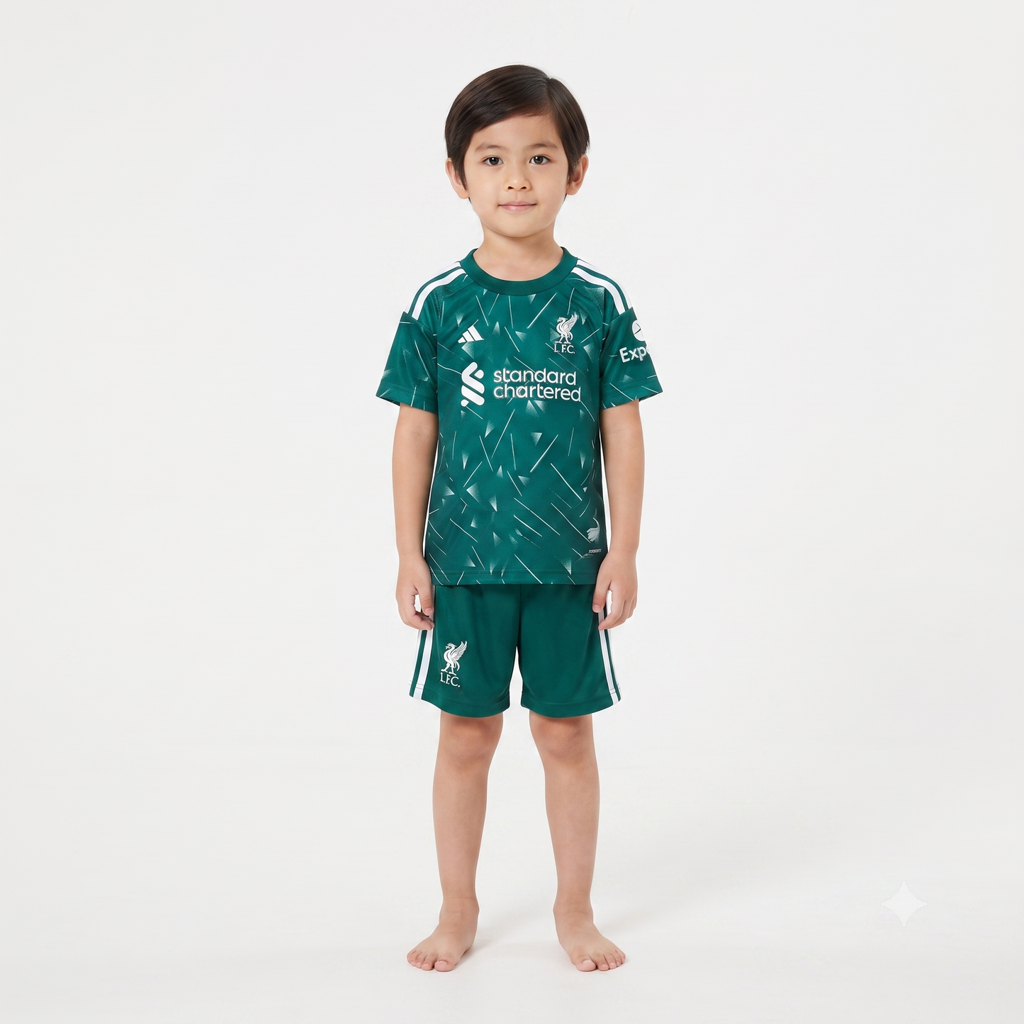 Kit Infantil Liverpool Goleiro 26/27  - Verde