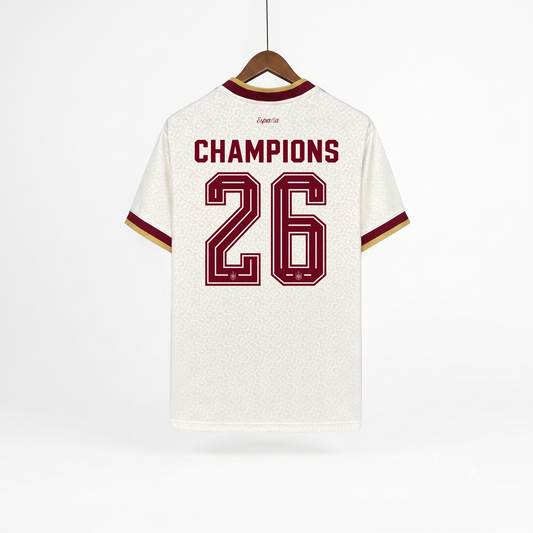 Espanha Away 26/27 CHAMPIONS Adidas Torcedor - Branca