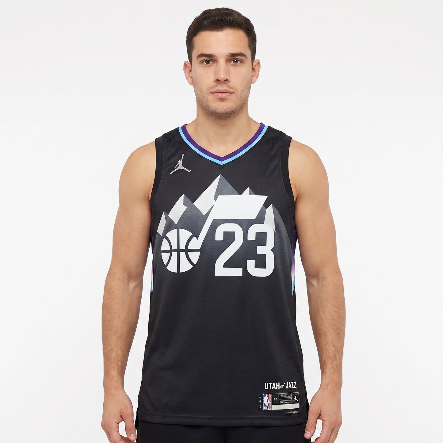 Regata Utah Jazz Masculina - Preta