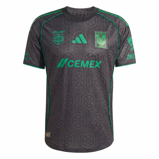 Tigres Third 25/26 Torcedor Adidas Masculino - Preta