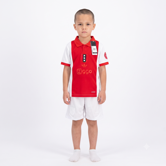 Kit Infantil Ajax Edição Especial 25/26 - Branca e Vermelha