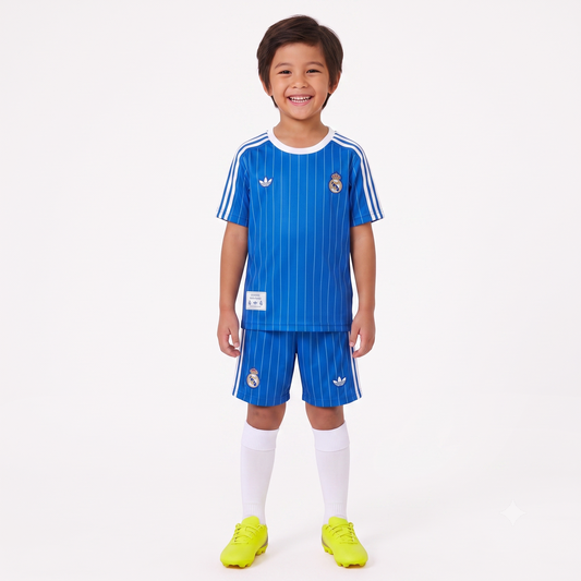 Kit Infantil Real Madrid Originals 25/26 - Azul