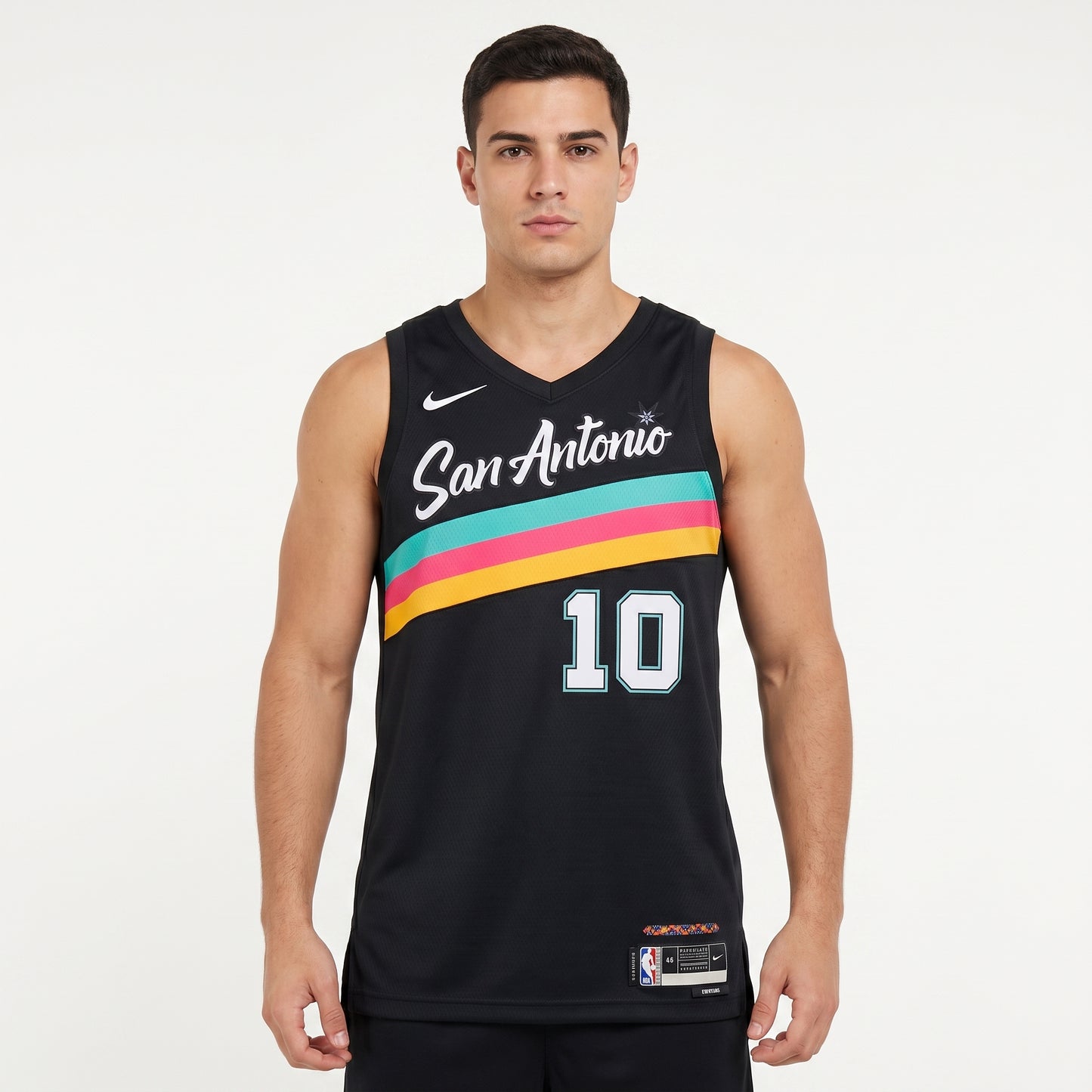 Regata San Antonio Spurs Masculina - Preta