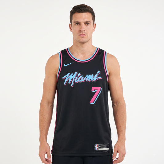 Regata Miami Heat Masculina - Preto