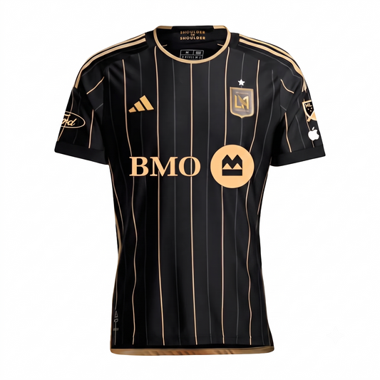 LA FC Home 25/26 Torcedor Adidas - Preto e Dourado