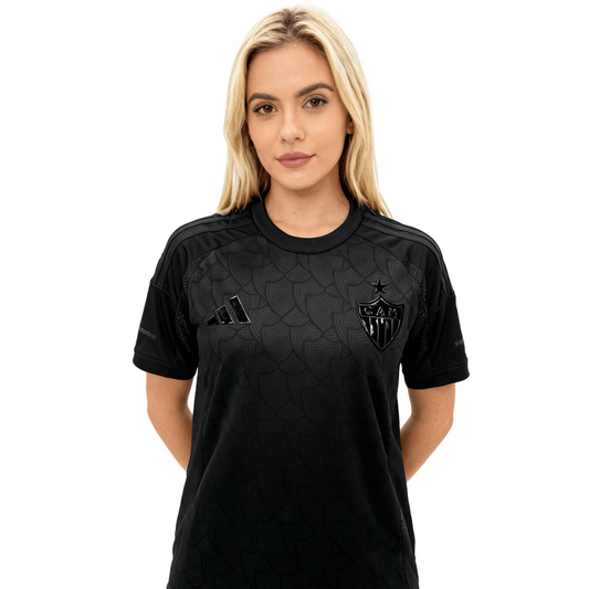 Atlético Mineiro Manto Da Massa 25/26 Adidas Feminina - Preta