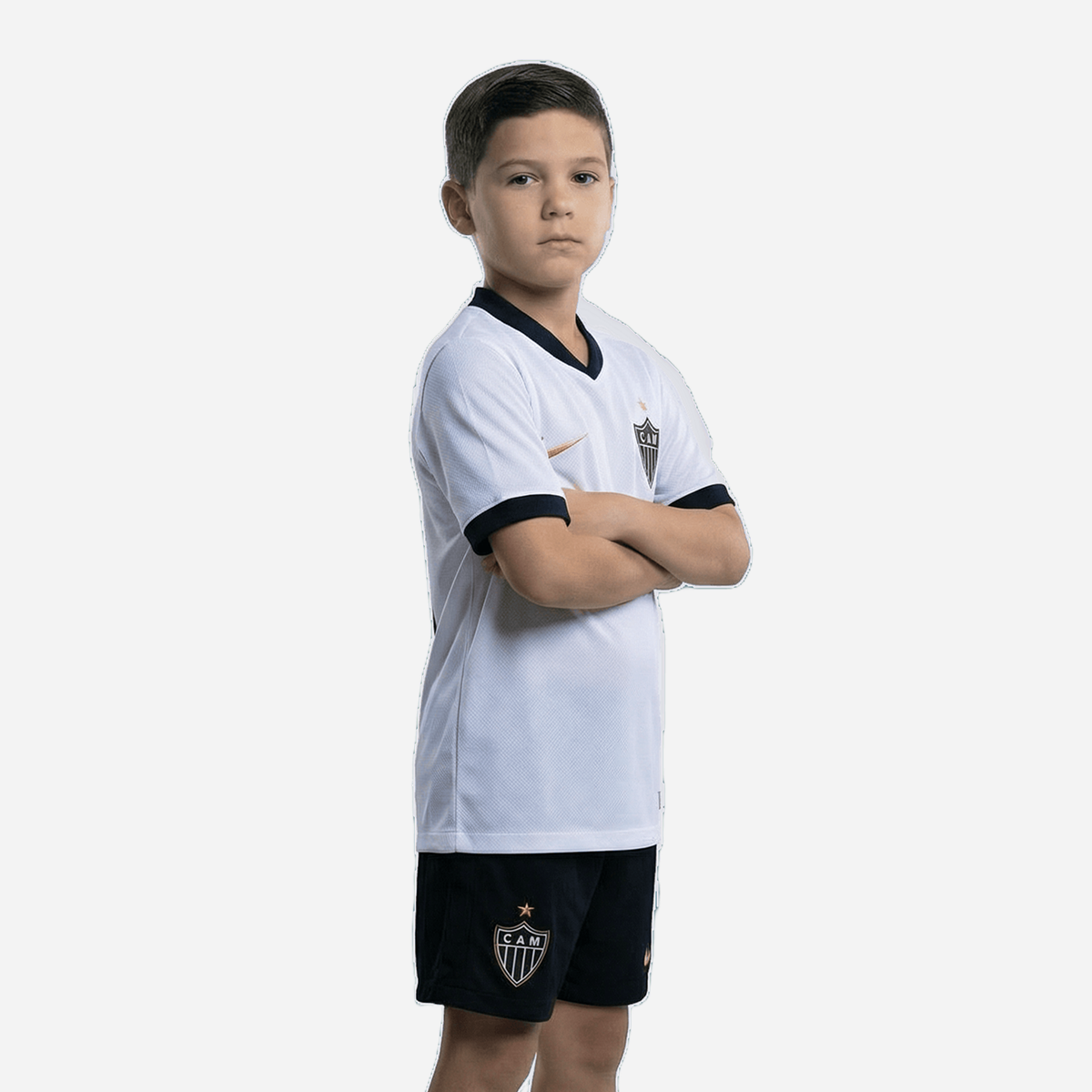 Kit Infantil Atlético Mineiro Away 26/27 - Branco