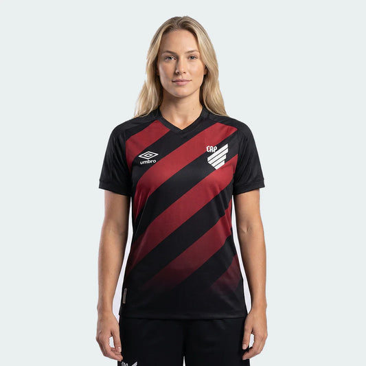 Athletico Paranaense Home 26/27 Umbro Feminino -  Vermelho e Preto