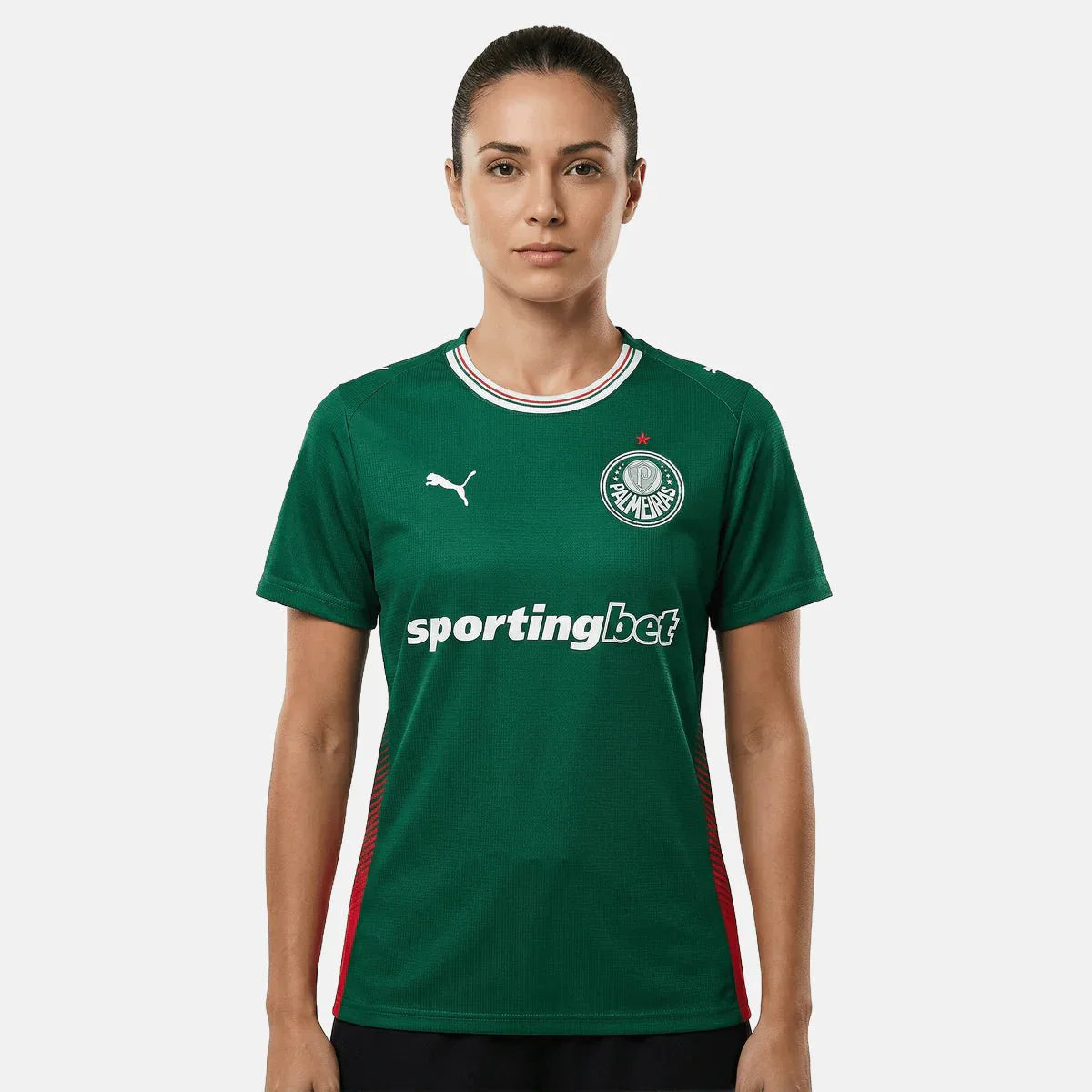 Palmeiras Home 26/27 Torcedor Feminina Puma - Verde