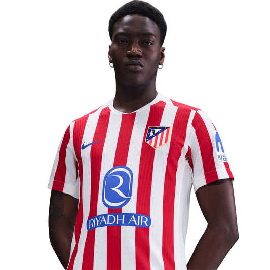 Atletico de Madrid Home 25/26 Jogador Nike - Branco e Vermelho