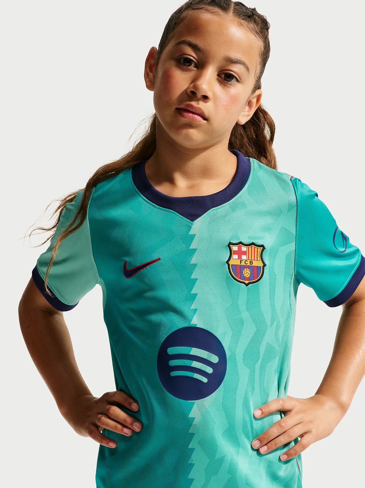Kit Infantil Barcelona Third 26/27 - Verde