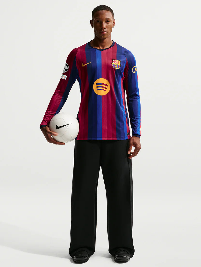 Barcelona Home Manga Longa 26/27 Torcedor Nike - Grená