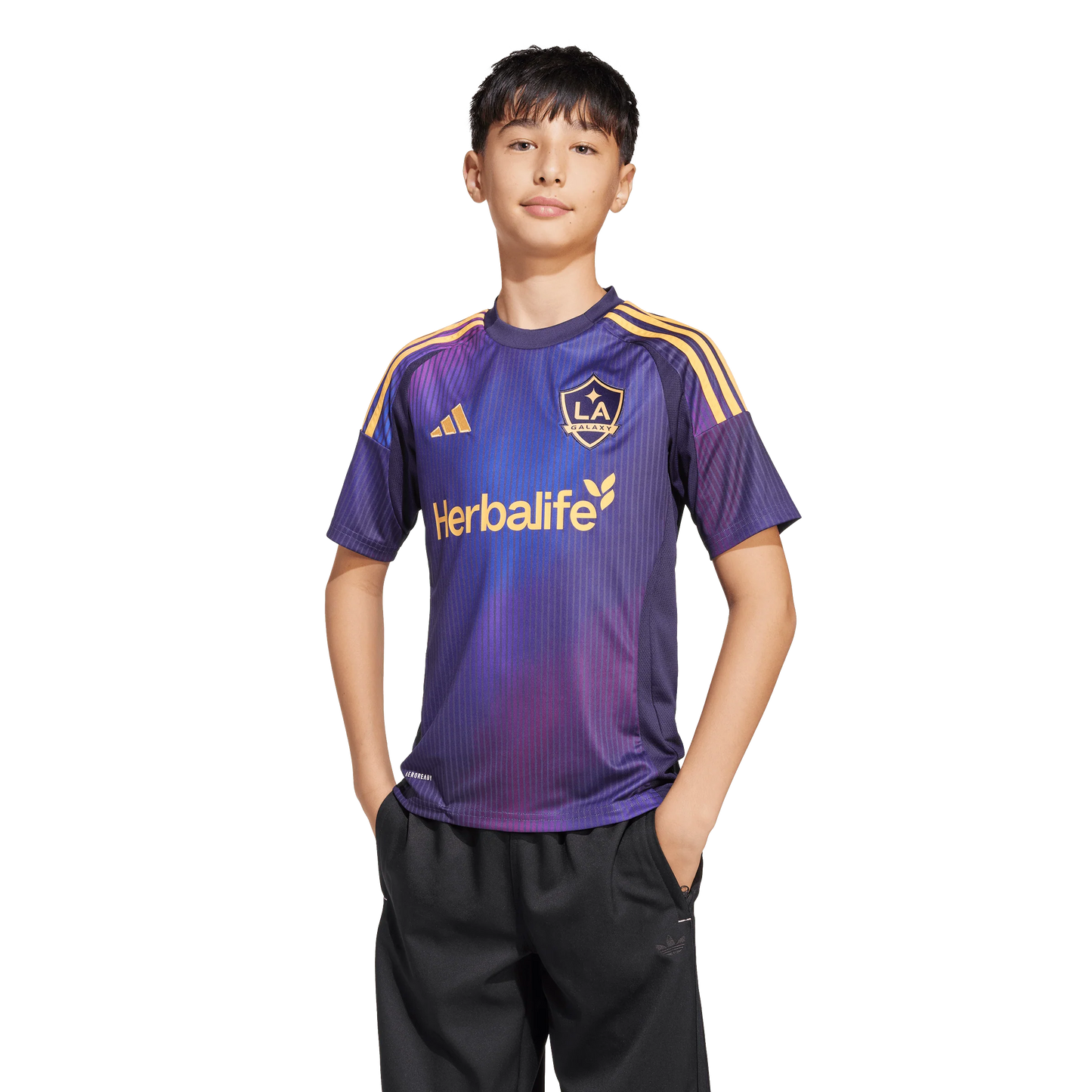 Kit Infantil LA Galaxy Away 25/26  - Roxo