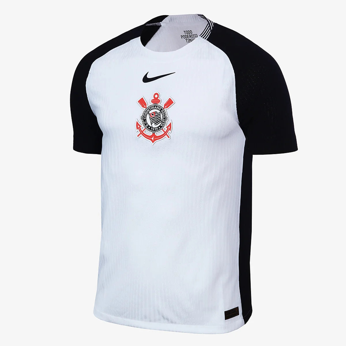 Corinthians Home 25/26 Torcedor Nike Masculina - Branca e Preta