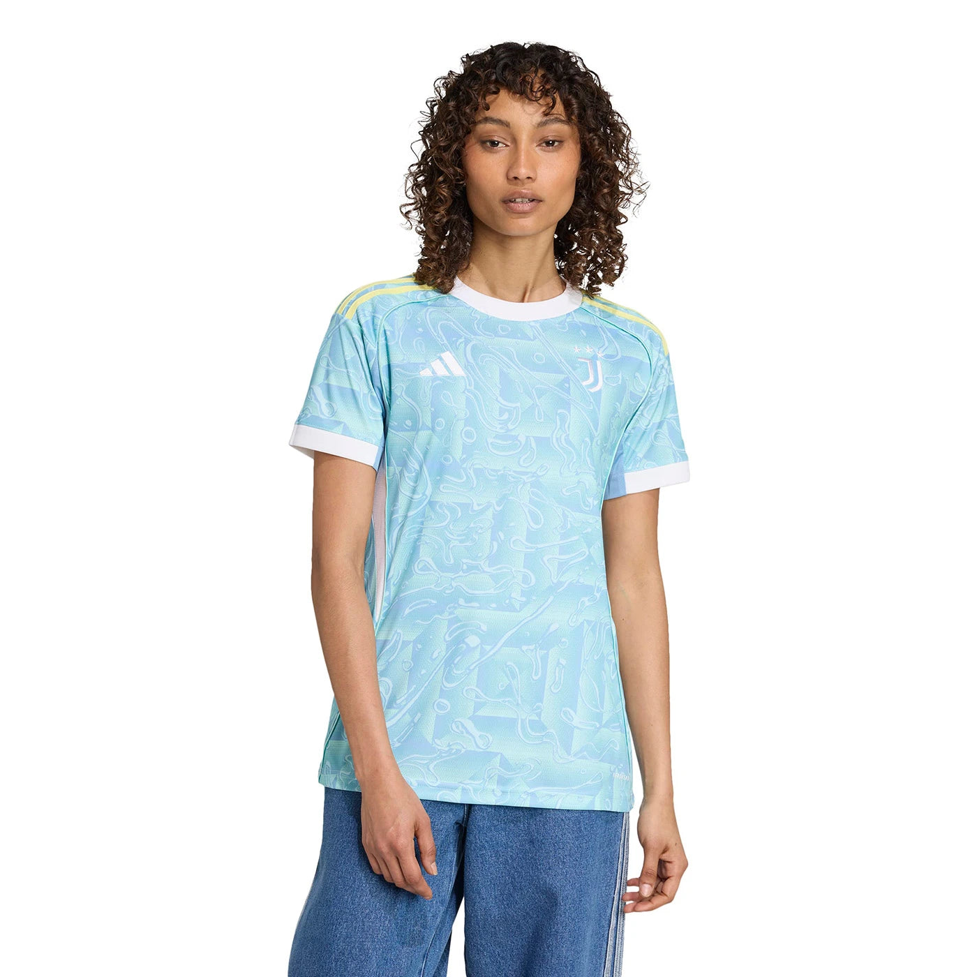 Juventus Away 25/26 Feminina Adidas  - Azul Claro