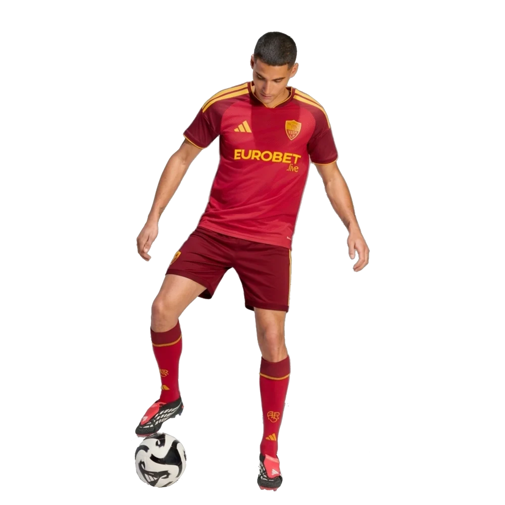 Roma Home 26/27 Jogador Adidas - Vermelho