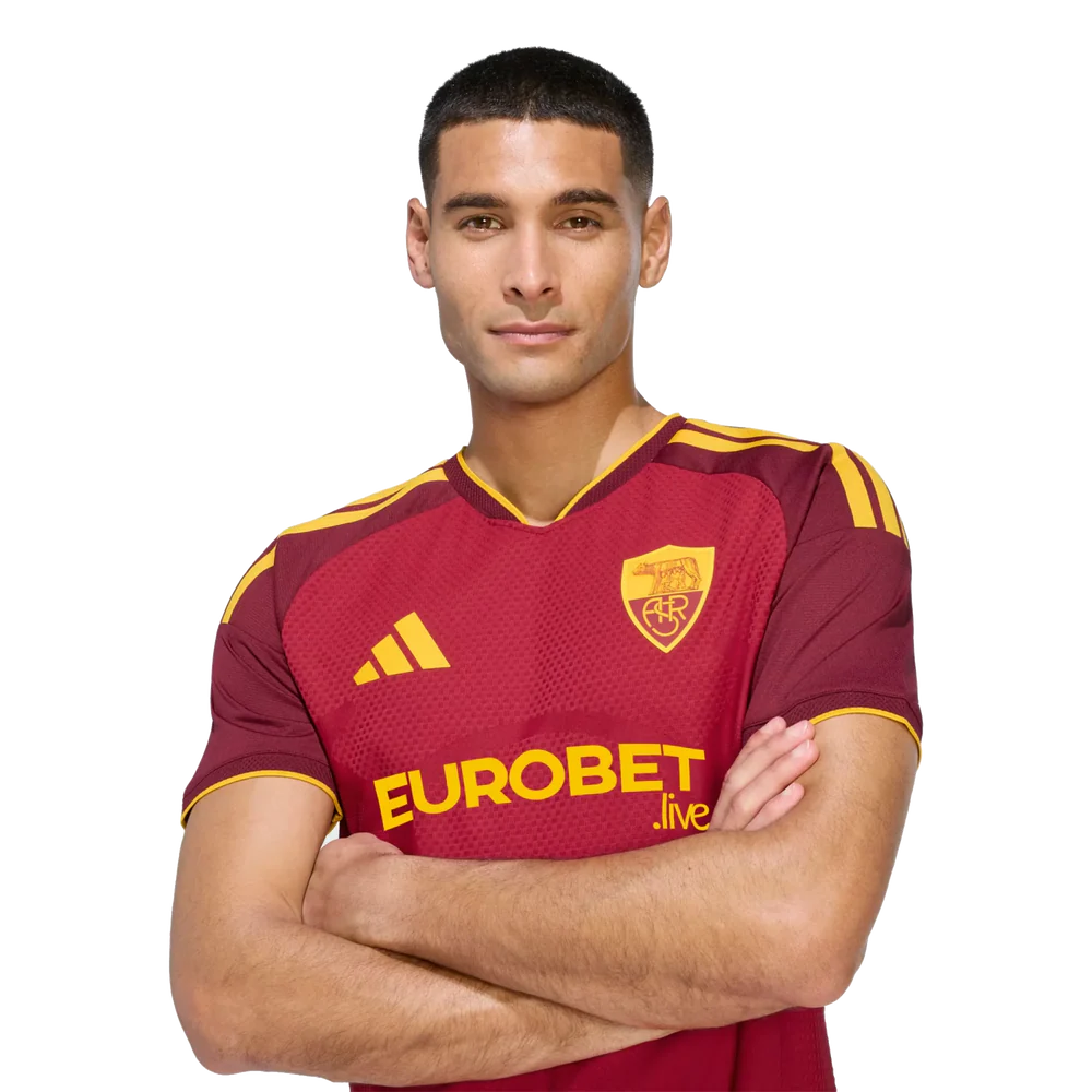 Roma Home 26/27 Jogador Adidas - Vermelho