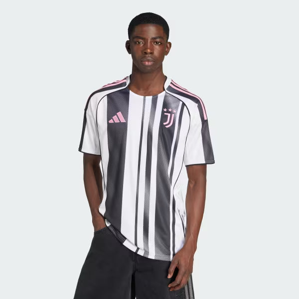 Juventus Home 25/26 Torcedor Adidas  - Preto e Branco