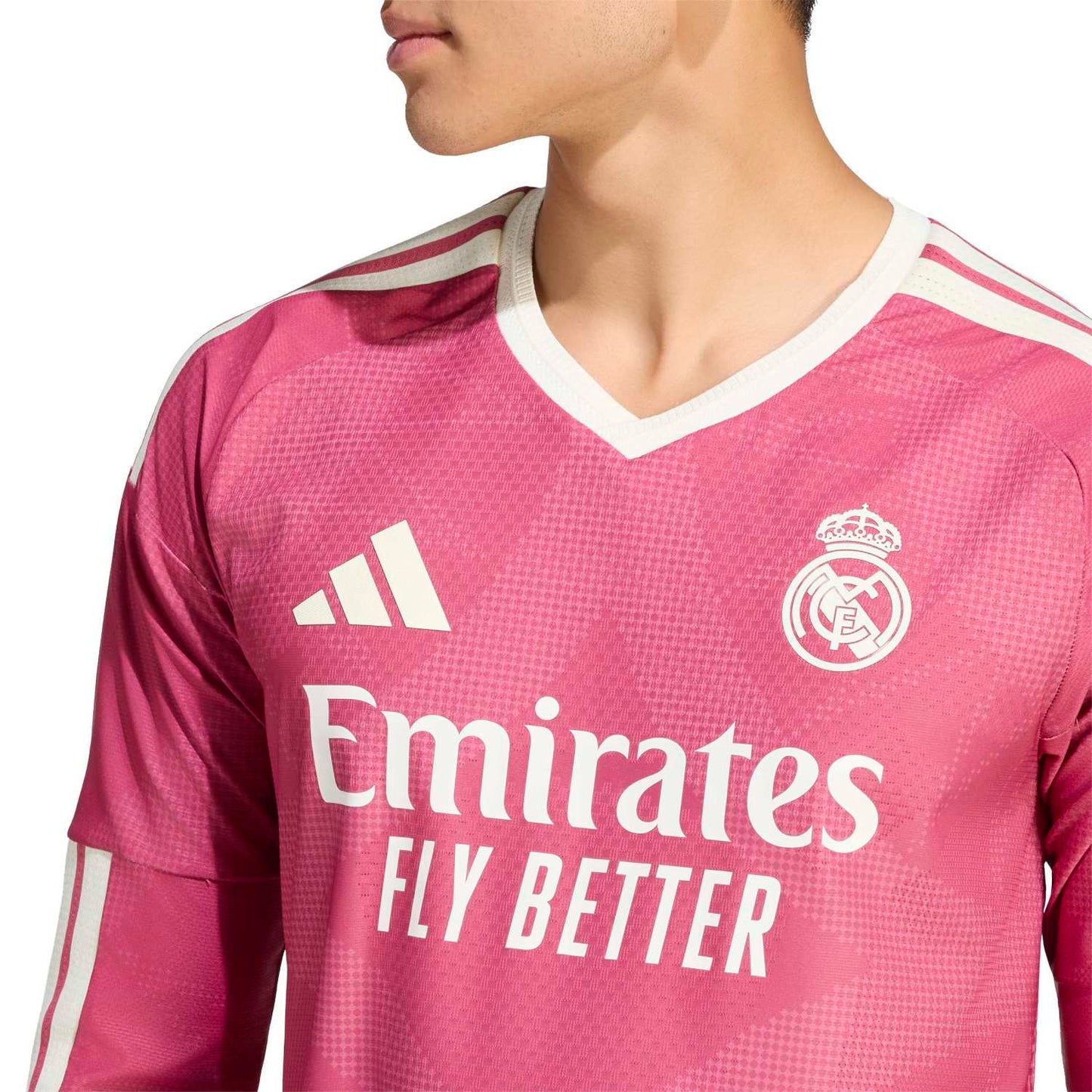 Real Madrid Third 26/27 Jogador Manga Longa Adidas - Rosa