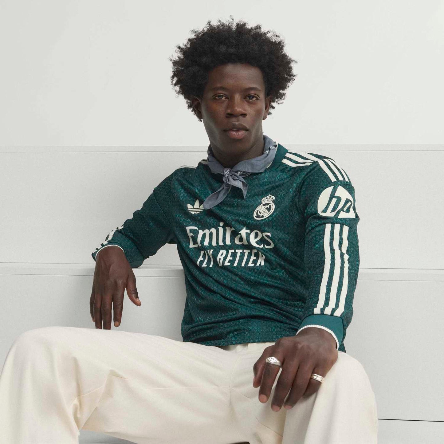 Real Madrid Away 26/27 Jogador Manga Longa Adidas - Verde