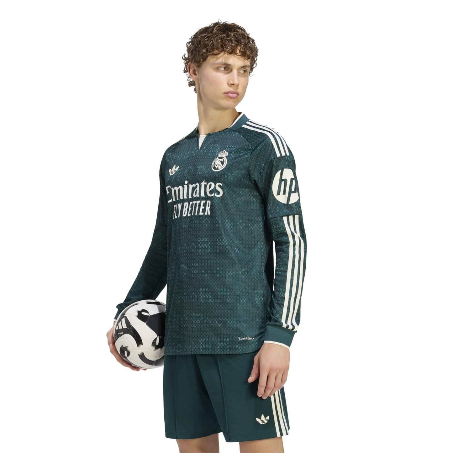 Real Madrid Away 26/27 Jogador Manga Longa Adidas - Verde